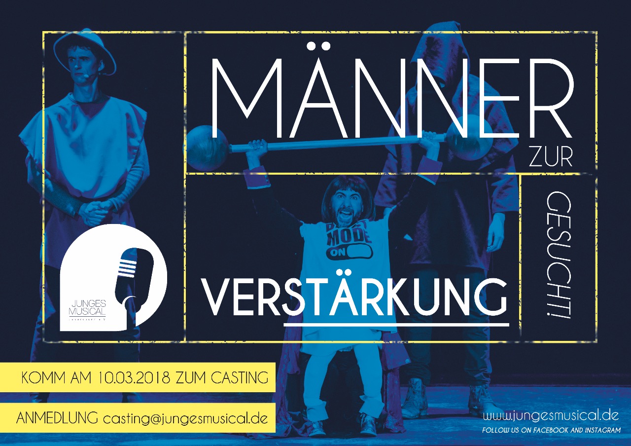 Männer zur verstärkung gesucht!