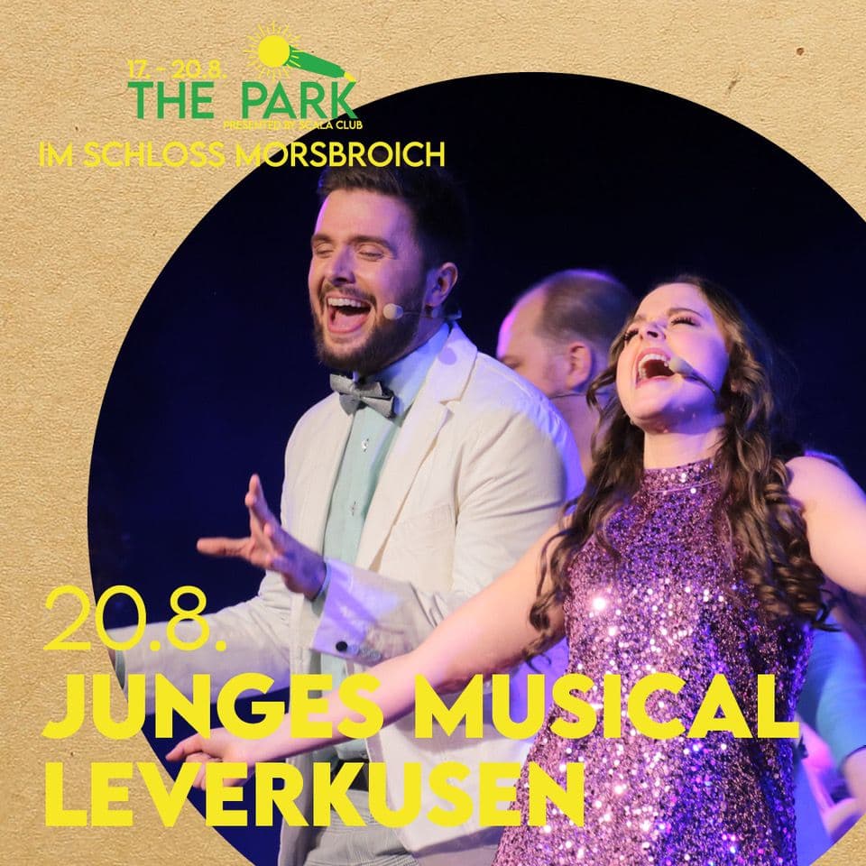 The Park im Schloss Morsbroich. Am 20.08. spielt das Junge Musical Leverkusen